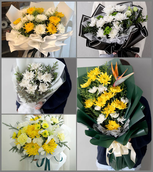 广东肇庆市德庆县德城街道城郊村白事花束代送